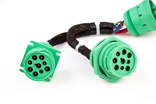 TYPE2 SAE J939 Splitter Y Cable 9pin Data Power Extension Cable for Truck ELD GPS Tracker Diagnostic Tools