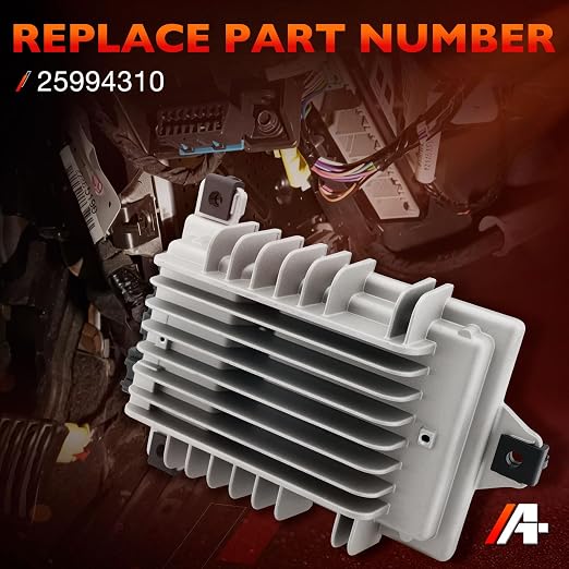 25994310 Radio Speaker Amplifier, 4 Channel | Compatible with 2010-2017 Chevy Traverse, 2010-2016 GMC Acadia, 2017 GMC Acadia Limited, 2010 Saturn Outlook