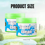 Car Cleaning Gel Clean Putty, Reusable Car Interior Cleaner Slime, Auto Detail Cleaning Soft Rubber Supplies, Universal Multi-Functional Cleaning Tool Accessories for Men Women (Green)