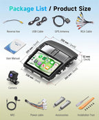 8 Core 6G+128G Android 15 Car Stereo for Toyota Corolla 2009-2013, AI Noise Reduction, Wireless Carplay Android Auto 9 Inch IPS GPS 5G-WiFi DSP FM RDS, Bluetooth 5.0 SWC HD Backup Camera