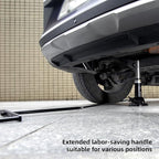 Car Jack 2 Ton and Jack Stand in One, 4000 lb Capacity, Off-Road Use (8.16" - 19.09") Screw tire Jack fit Ford F150 Chevy Silverado Doge Ram Toyota Land Cruiser Prado