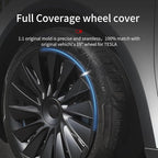 Wheel Cover for Tesla Model Y(2020-2024) 4PCS Hubcaps for Tesla Wheel Cover Model Y 19inch Rim Full Cover Hubcaps Accessories (NewBlade Style, 19 inch)