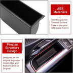 Door Organizer Tray Compatible with 2020-2025 Mercedes Benz GLB X247, 2 Pcs Door Handle Pocket Storage Box Insert for GLB 250 2020 2021 2022 2023 2024 2025