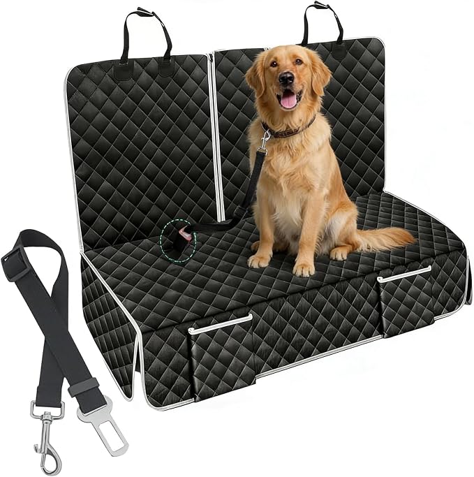2026 New Dog Car Seat Cover for 2000-2025 2026 Infiniti QX60 QX50 QX55 Q50 Q60 SUV Accessories, Waterproof Pet Back Seat Guard, Non-Slip Pet Bench Rear Seat Protection Cover