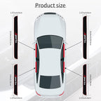 Car Door Threshold Protection, 4PCS Door Edge Step Dust Shield Cover, Door Width 19.8x1.57inch Car/SUV Universal Rubber Scratch Resistant Exterior Accessories (Sport)