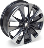 New 17x6.5" 17 Inch Premium Aluminum Alloy Wheel Rim Compatible with Nissan Sentra 2016 2017 2018 2019 | OEM Design, Alloy Replacement Wheel, Super Duty Car Rims Replacement - OE Stock Specs