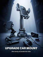 Car Phone Holder - [Strongest Military-Grade Suction Cup] 360° Rotation Phone Holders for Your Car Quick Release Adjustable Phone Mount for Car Dashboard for iPhone 17 16 Pro Max Galaxy Truck