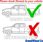 Window Deflectors Smoke Tinted In-Channel Side Window Vent Visor Deflectors Rain Guards Compatible with Equator 2009-2013 Crew Cab - 4pcs. GW0581