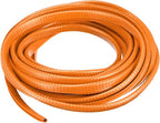 U Channel Edge Trim, 19.7ft Length Rubber Guard Seal Strip Edge Protector Fit for 1-2.5mm Edge, (15/64" W x 25/64" H) Orange
