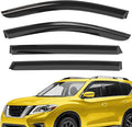 Extra Durable Window Deflectors Tape-On Window Visors Rain Guards Fit for Nissan Pathfinder 2013-2020, Sun Visors, Wind Vent for Shades, Exterior Car Accessories - 4pcs. AG0101
