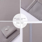 Car Sun Visor Organizer, Auto Interior Accessories Pocket Organizers, Registration and Document Holder, Personal Belonging Storage Pouch Organizer, Items for Car Vehicle (Grey)