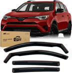 in Channel Rain Guards for Toyota RAV4 2013 2014 2015 2016 2017 2018 Original Window Deflectors, Vent Window Visors-4PCS