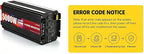 5000 Watt Power Inverter 12V to 110V 120V with 4 AC Outlets, LCD Display, Wireless Remote Control for Vehicle, Solar System, Heavy Duty, RV, Truck, Off Grid, Camping