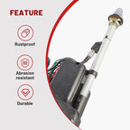Car Fully Automatic Power Antenna Kit, Replacement for Pre-2000 Chevy Cadillac Mercedes-Benz BMW Honda Nissan Toyota Retractable FM AM Motor Aerial to Connect with Aftermarket Radio Stereo