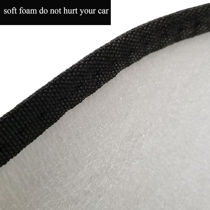 Universal Car Steering Wheel Sun Shade Cover, Heat-Resist Aluminum Foil Steering Wheel Cover for Most of Car SUV Truck Van,17.32x19.68inch/44x50cm,Pack of 1