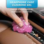 Car Cleaning Gel,Reusable Car Cleaning Putty for Interior Detailing, Car Cleaning Supplies, Auto Detailing Tools, Car Slime for Dust Removal, Car Accessories Interior, Car Cleaning Kit(Pink, 0.8 OZ)