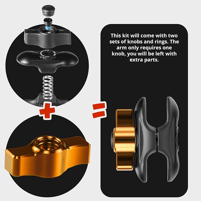Tackform LINK Vent Phone Mount Compatible with 2016-2023 Toyota Tacoma and 2014-2021 Toyota Tundra | Aluminum | Zero Slip, Anti-Scratch | Universal Holder Compatible with iPhone, Galaxy, More | Orange