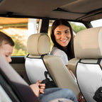Rat Head Looking Silhouette Car Seat Back Kick Protectors,2 Pack Kick Mats with Storage Pockets for Vehicles to Protect from Dirt Mud Scratches