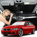 for BMW 3 Series320i 328d 330i 340i 330e 2013-2018 Windshield Sun Shade -4 Layers Sunshades for Front Windows Cover Custom Fit 3 Series F30/F31/F80/M3 Sun Visor Shade Blocks UV Rays Car Accessories