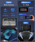 VQU 8Core Car Radio for Nissan Sentra 2013 to 2019 Stereo Apple Carplay Android Auto, 10.1" IPS Touch Screen for Sentra GPS Navi FM RDS DSP BT 5G WiFi SWC Camera, Fit BO.SE & Large Screen, 4G+64G
