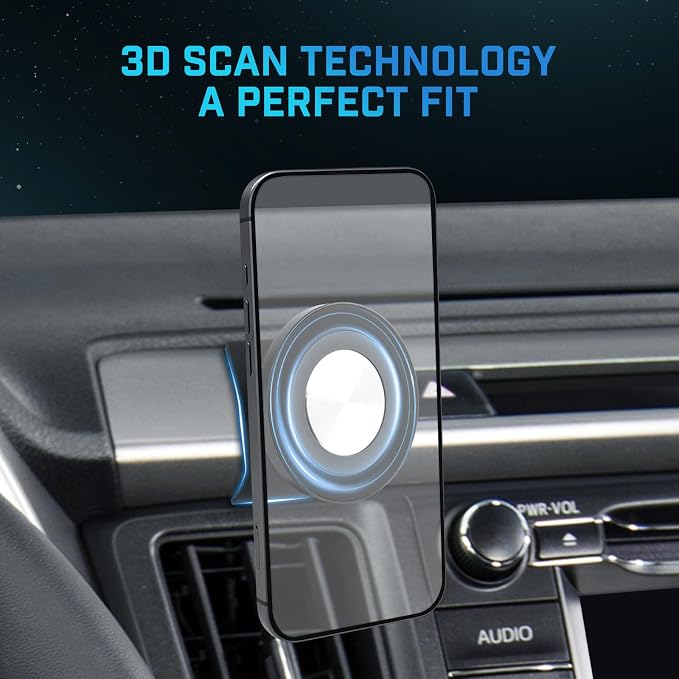 Magnetic Car Cell Phone Holder for Toyota RAV4 2013-2018 Accessories, RAV4 Door Phone Mount for 4-7 Inch Phones, Mobile Stand with 2 Options iPhone Mag Safe & Clip-in