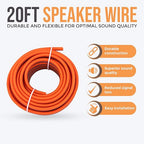 4 Gauge Amplifier Wiring Kit, 2000W CCA Amp Install Kit – EA-PRMK2