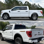 in-Channel Window Visors Rain Guards Fit for Ford F150 2015-2020 SuperCrew | Window Deflectors Vent Visors for Ford F250 F350 F450 F550 Super Duty Crew Cab 2017-2022, Vent Shades Truck Accessories 4pcs
