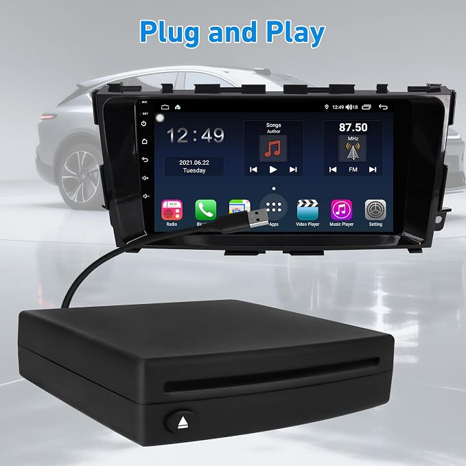Vehicle CD Player, OE Integrated Vehicle CD Player via USB Radio Connection