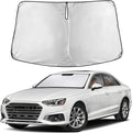 Windshield Sunshade Compatible for Audi A4 2017-2023 2024 2025, Sun Visor for Front Windshield & Window Sun Shade Cover, UV Heat Blocker & Protector, Car Accessories