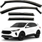 GrandWheel Window Deflectors Smoke Tinted in-Channel Side Window Vent Visor Deflectors Rain Guards Compatible with Escape 2020-2026 - 4pcs. GW0875