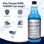 Car Whisperer – Premium Car Wash Soap 32 fl oz | High-Foam, pH-Balanced Formula | Streak-Free Shine | Protects Wax and Coatings | Safe for All Finishes | MADE IN USA
