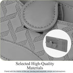 Car Sun Visor Organizer, Leather Multi-Pocket Auto Visor Storage Pouch for Sunglasses Cards License, Waterproof Car Interior Space-Saving Accessories, Universal for Most Cars (Gray)