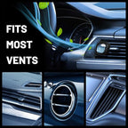 STRN Car Air Freshener, 12 Refills + 3 Square Vent Clips, 5 New Car & 5 Sea Breeze & 5 Lavender Scents, Long Lasting Air Fresheners Car Accessories Fragrance, Each Up to 20-30 Days