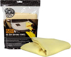 MIC702 Waffle Weave SUV Microfiber Drying Towel, Great for Cars, Trucks, SUVs, Large Vehicles, Yellow (35"x26")