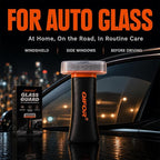 QIFOR Oil Film Remover for Car Windshields and Windows, Automotive Glass Cleaner for Oil Residue & Road Grime, Improves Visibility & Safe Driving (2 PCS)