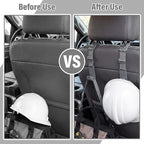 4 Pcs Hard Hat Hook for Truck Adjustable Hard Hat Holder Hardhat Holder Truck Seat Back Organizer 55 lb Load Heavy Duty Hardhat Buddy Hanger Storage Car Vehicle Headrest Bag Gear (Grey)