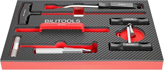 7PCS Windshield Removal Tool Kit | For Classic Vintage Car Windscreen,7-Piece Complete Tool Set,Safe & Quick Disassemble,Portable EVA Storage