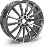 New 20x8.5" 20 Inch Rear Multispoke AMG Style Aluminum Alloy Wheel Rim Compatible with S500 S550 | OEM Design, Alloy Replacement Wheel, Super Duty Car Rims Replacement, OE Stock Specs