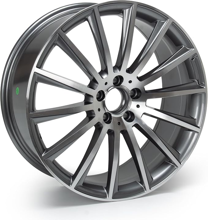 New 20x8.5" 20 Inch Rear Multispoke AMG Style Aluminum Alloy Wheel Rim Compatible with S500 S550 | OEM Design, Alloy Replacement Wheel, Super Duty Car Rims Replacement, OE Stock Specs
