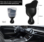 Car Detailing Brush, Curved Soft Bristles Auto Removal Dust Collectors, Universal Vehicle Dashboard, Air Conditioner Vents etc Interior Cleaning Tool Accessories (Black)