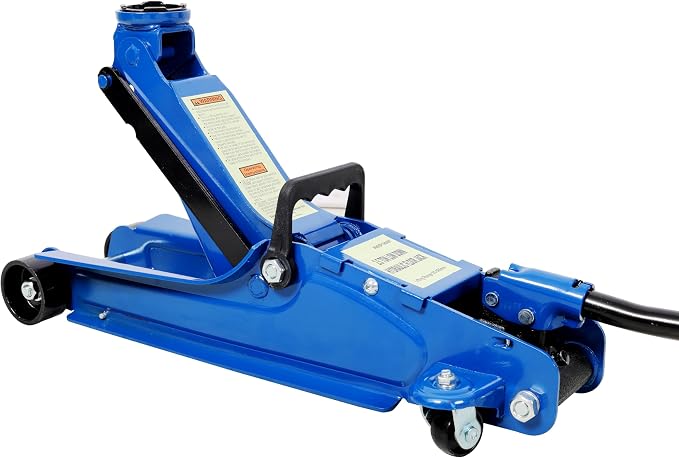 Low Profile Car Jack 4 Ton Portable Floor Hydraulic Jacks 8000 lbs | Heavy-duty steel floor jack with 4-ton capacity, low profile design, lifting range 2.5-20 inches, overload protection va