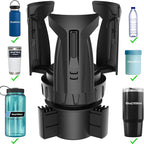 Cup Holder Expander, Automatic Car Cup Holder Expander Holds Large Water Bottles, for Yeti, Owala Travel Tumbler & Mugs, Adjustable Arms & Extendable Base Insert Accessories (CUP03T, 1PACK)