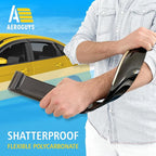 Extra Durable Window Deflectors Tape-On Window Visors Rain Guards Fit for Ford Focus 2012-2018 Sedan/Hatchback, Sun Visors, Wind Vent for Shades, Exterior Car Accessories - 4pcs. AG0947