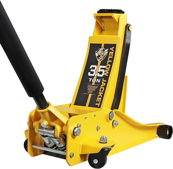 3.5 Ton Low Profile Floor Jack Quickly Lift Hydraulic Car Jack with Dual Pumps, 7700 lb Capacity