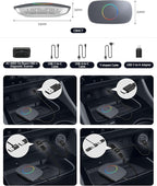 Wireless Carplay Adapter - Magic AI Box CarPlay Android Auto Wireless, Dual Wi-Fi & BT USB Playback, AI-Powered, OTA, Video Box for YouTube, Netflix, CB4CT-GY