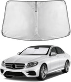 Windshield Sunshade Compatible for Mercedes-Benz E-Class 2010-2014 2015 2016, Sun Visor for Front Windshield & Window Sun Shade Cover, UV Heat Blocker & Protector, Car Accessories