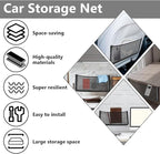 2 PCS Car Net Pocket, ABS Plastic Frame Cargo Net Storage Car Pockets Phone Net, Cars Mesh Nets Pockets with Screws for Auto, RV, Boat, and Camper Storage Nets (15.7 x 7.9 Inch)