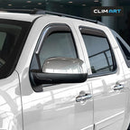 in-Channel Incredibly Durable Rain Guards for Chevrolet (Chevy) Avalanche 2007-2013, Original Window Deflectors, Vent Window Visors, Vent Deflector, 4 pcs. - 607179