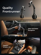Upgraded Version Cup Holder Phone Holder 360° Adjustable Long Neck Car Phone Mount Golf Cart Phone Holder, Truck Jeep Accessories for iPhone 17 Air Pro Samsung Google and All 4-7'' Phone