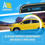 Extra Durable Window Deflectors in-Channel Window Visors Rain Guards Fit for Chevrolet (Chevy) Trax 2014-2022, Sun Visors, Wind Vent for Shades, Exterior Car Accessories - 4pcs. AG0026
